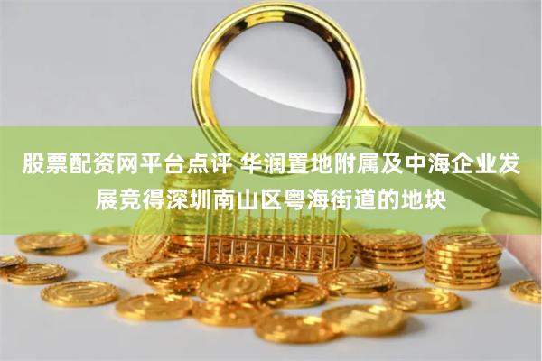 股票配资网平台点评 华润置地附属及中海企业发展竞得深圳南山区粤海街道的地块